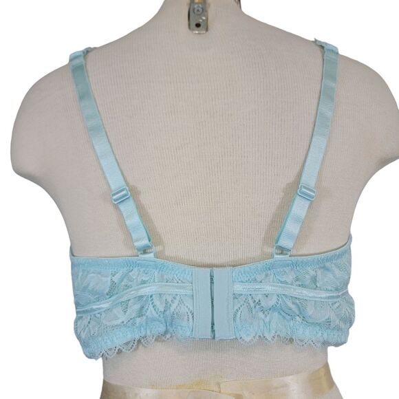 ADORE ME Alessa Lace Ice Blue Bralette size 1X - Picture 2 of 6